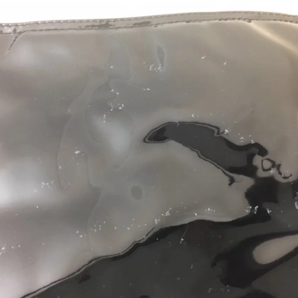 GUESS Vinyl Computer Padded Travel Zip Bag